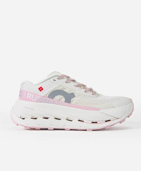 Жіночі кросівки On Cloudultra 3 white/pink ON-12236 фото