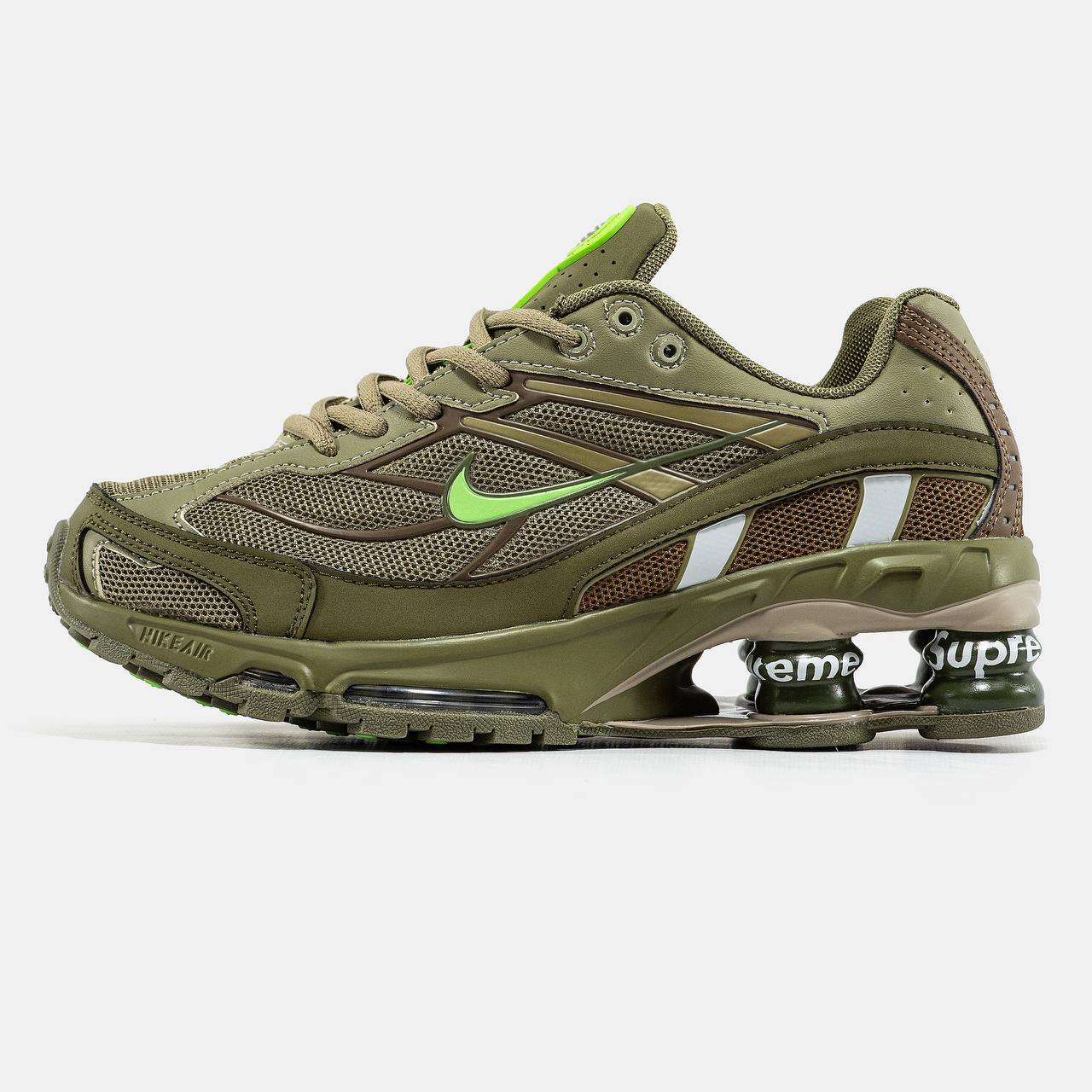 Чоловічі кросівки Nike Shox Ride 2 Supreme Khaki Brown Green