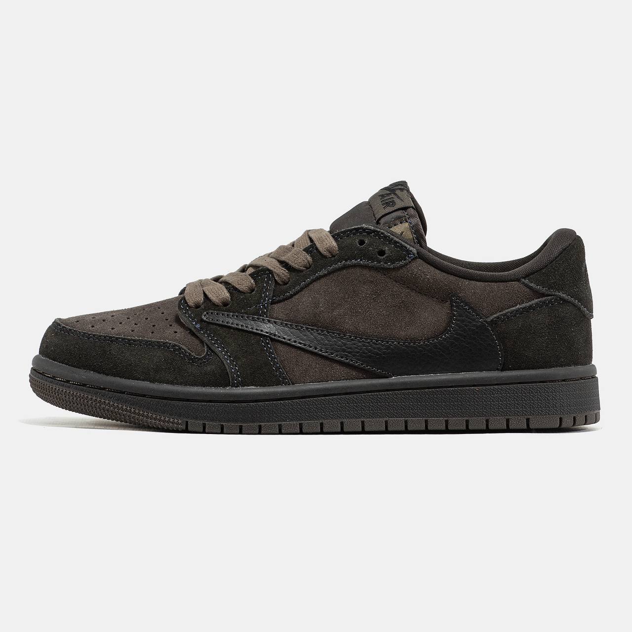 Чоловічі кросівки Nike Air Jordan 1 Retro Low OG SP Travis Scott Velvet Brown