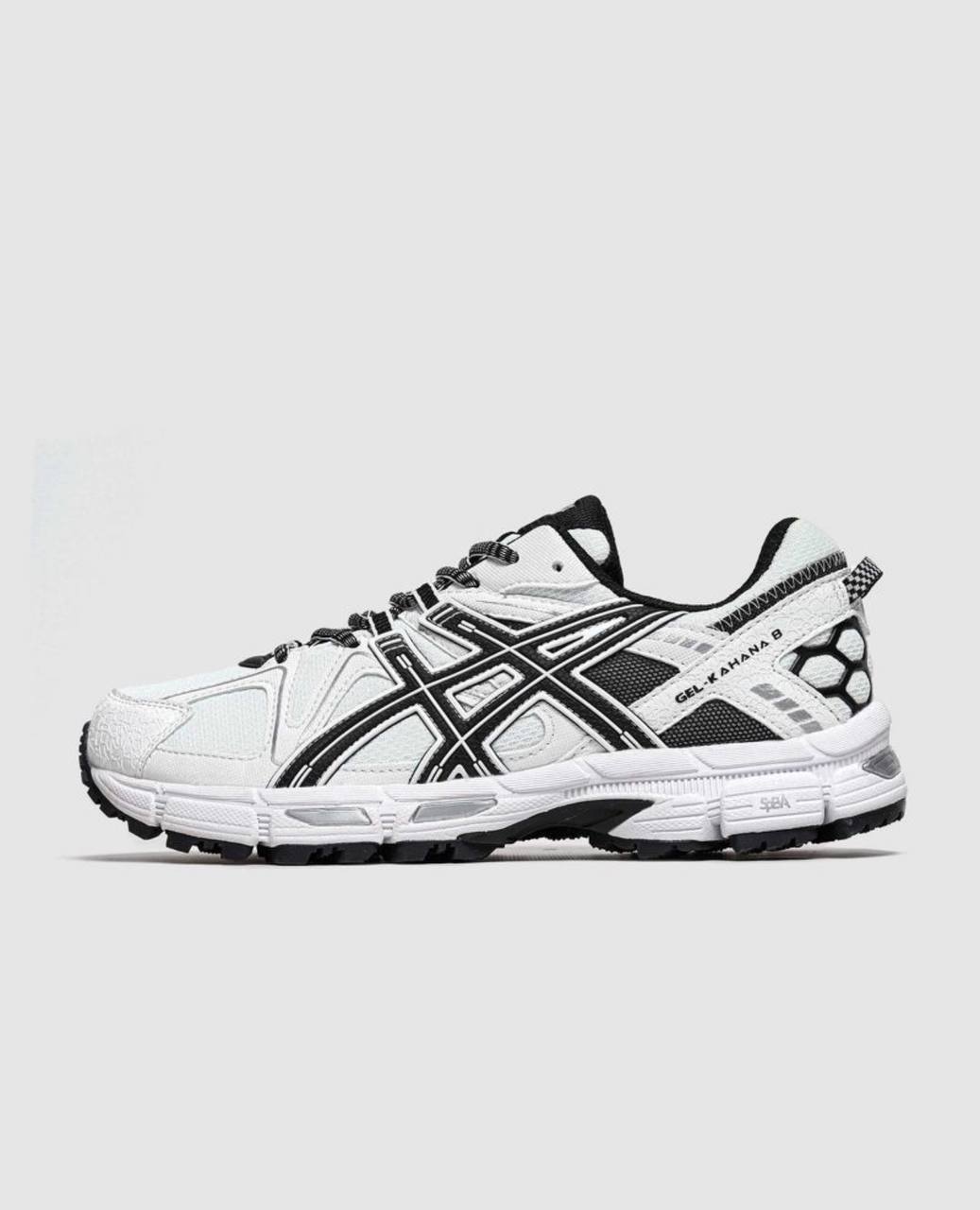 Мужские и женские кроссовки ASICS Gel-Kahana 8 Black and White