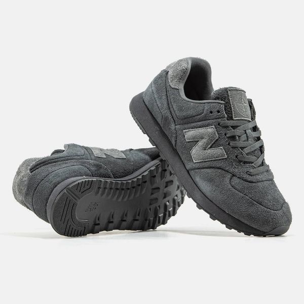Мужские кроссовки New Balance 574 x Stone Island Ghost Pack Dark Grey NB-997 фото