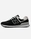 Чоловічі кросівки New Balance 574 Black/White 400840 фото 2