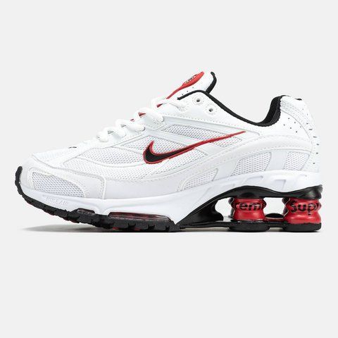 Кросівки Nike Shox Ride 2 SP Supreme White Black Red 30140 фото