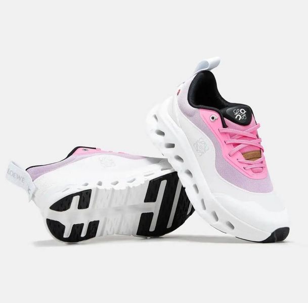 Женские кроссовки Loewe x ON Cloudtilt 2.0 White Pink ON-10036 фото