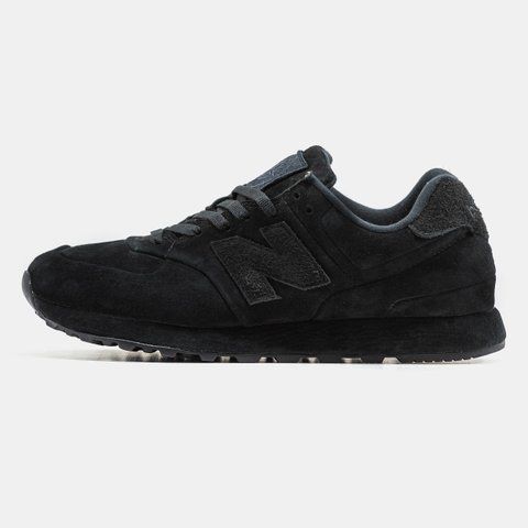 Чоловічі кросівки New Balance 574 x Stone Island Ghost Pack Dark Black NB-998 фото