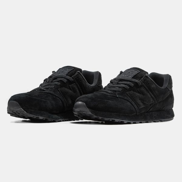 Мужские кроссовки New Balance 574 x Stone Island Ghost Pack Dark Black NB-998 фото
