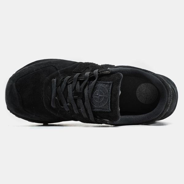 Мужские кроссовки New Balance 574 x Stone Island Ghost Pack Dark Black NB-998 фото