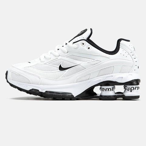 Кроссовки Nike Shox Ride 2 SP Supreme White Black 30536 фото