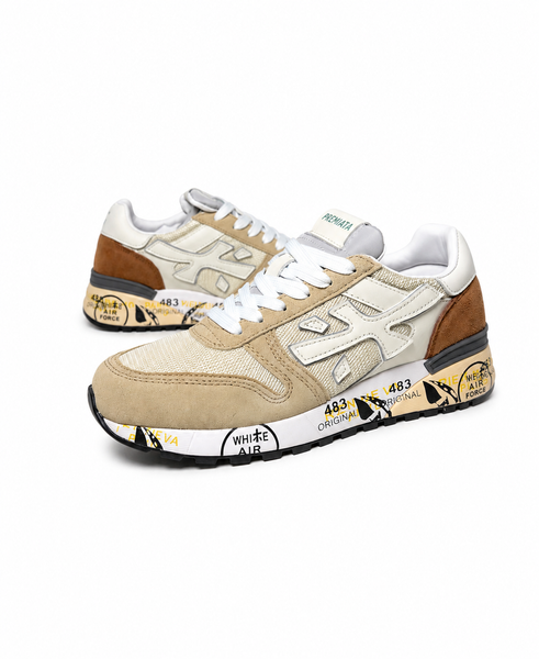 Чоловічі кросівки Premiata Mick Beige  PR-202 фото